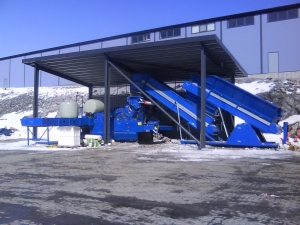 The Flexus round baling system in Nuuk